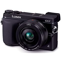 Panasonic デジタル一眼カメラ ルミックス GX7 レンズキット 単焦点レンズ付属 ブラック DMC-GX7C-K