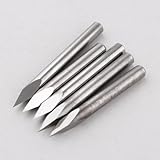 SMO　5x 30°4mm カーバイド　スチール　CNCルータービットピラシット彫刻ビット エンドミル