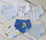 Taurau.C おしゃれ かわいい 三角 バンダナ コットン スタイ エプロン 6枚 セット クリアランスにセール、価格がやすいです,30日間に品質を保証します (I Love Daddy & Di