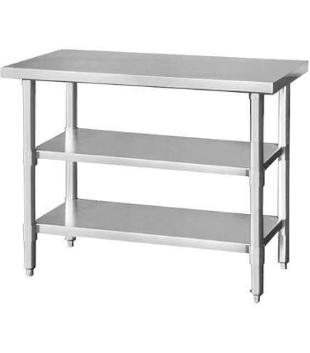 Amazon.co.jp: ステンレス コンロ台 業務用 調理台 厨房 500×450×650 