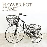 三輪車型フラワースタンド