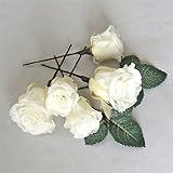 ウエディング/プリザーブドフラワー　ヘッド花セット（ホワイト）