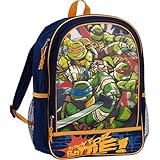 Teenage Mutant Ninja Turtles 3D Standard Full Size Backpack - Kids [並行輸入品]