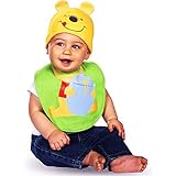 Winnie the Pooh Bib and Hat Costume - Newborn [並行輸入品]