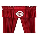 High QualityReds Valance, 88 x 14, Bright Red