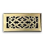 Truaire C164-OPB 04X12(Duct Opening Measurements) Decorative Floor Grille 4-Inch by 12-Inch Ornament