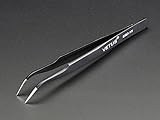 Adafruit Fine tip curved tweezers - ESD safe - 120mm [ADA422] by Adafruit