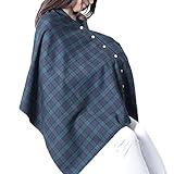 多機能授乳ケープ　授乳ケープ　360°安心　授乳ストール　授乳　マタニティ 出産祝いにも人気　 (ブラックウォッチ)