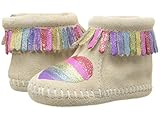 (ミネトンカ) MINNETONKA ベビーブーツ・靴 Free Range Mama Love One Another (Infant) Stone 3 Infant 11cm M [並行輸入品]
