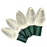 Brite Star 100 Count LED-C7 Faceted Light Set Warm White【クリスマス】【ツリー】 [並行輸入品]