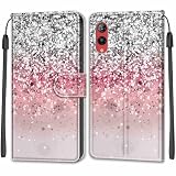 KENHONER Rakuten hand 5g ケース 対応 楽天ハンド 5g ケース 手帳型 耐衝撃 カード収納 hand5g カバー 携帯 ケース スタンド機能 rakuten hand 5g 手帳型ケース 薄型 マグネット カバースマホケース 楽天hand 4G / 5G 全適用 カバー 柔らかいTPU レザー スマホ 財布型 rakuten hand 5g カバー ピンク