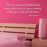 Pop Decors WL-0031-Va Inspirational Quote Wall Decal The Best and Most Beautiful Things [並行輸入品]