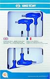 KT Pro Tools 22306PR 6-Piece L-Handle Torx Hex Key Set [並行輸入品]