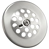 Keeney k5064dsbn変色Bath Drain Strainerドームカバー、つや消しニッケル