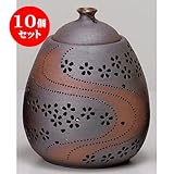 10個セット 照明具 灯り花入雫の桜(中) [22 x 26cm] 土物 手造り インテリア 和風 プレゼント 飲食店