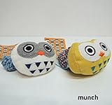 MUNCH (マンチ) ふくろう がらがら 　　 ONE,11 イエロー
