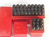 打刻印 ポンチ 英字 数字 36本 セット アルファベット 大文字 レザークラフト (6mm)