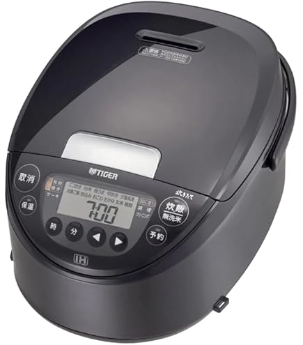 タイガー IHジャー炊飯器 炊きたて JPW-Y100-KV（モーブブラック） Amazon | TIGER IH炊飯ジャー 5.5合炊き 炊飯器 炊きたて JPW-Y100-KV