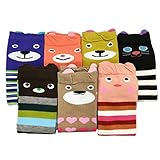 fla-coco ベビー レッグウォーマー【7足セット】 赤ちゃん ハイハイ 膝 新生児 冷え 寒さ 冷房 日焼け対策 ギフト お祝い