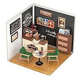 つくるんです® 日本語説明書付 DIY ミニチュアハウス クリエイターシリーズ (コーヒーラウンジ)