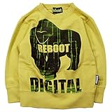 《秋冬春対応》 Reboot(リブート) 裏毛アニマルPtトレーナー 120cm/Rm NO.AH-1691605