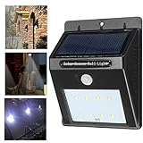 屋外8 LEDソーラーパワーPIRモーションセンサーウォールライト防水ガーデンランプ