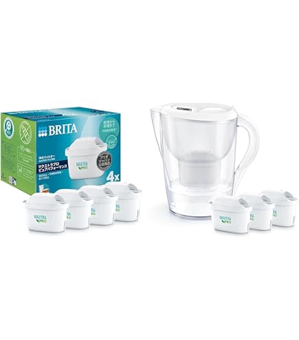 Amazon | 【高除去12項目で2ヵ月交換】 BRITA(ブリタ) アルーナXL 2L