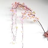 山久 （シルクフラワー） しだれ桜の大枝12本セット FLS-0069 1801142-12（T触）（店舗装飾用）【造花】
