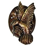 Cast Iron Hummingbird Doorknocker in aブロンズ仕上げ