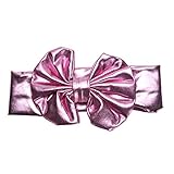 Domybestベビーヘアバンド カチューシャ キッズ リボン 蝶結び 弾力性あり 新生児 赤ちゃん 髪飾り ヘアアクセサリー 出産祝い 内祝い お宮参り 誕生日 100日記念 こどもの日 記念撮影 