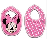 Disney Minnie Mouse Pink Bib Set for Baby - 2 Bibs by Disney [並行輸入品]