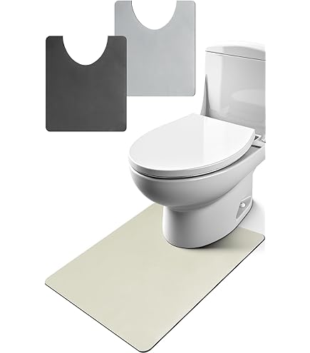 Amazon | 日本製 ホットトイレマット ナチュラルブラウン | 椙山