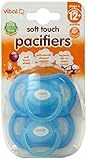 Vital Baby 2 Pack Soft Touch Pacifiers, Blue, 12+ Months by Vital Baby [並行輸入品]