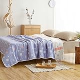 Organic Muslin Baby Cartoon Blanket – オーバーサイズ47インチx 60インチ – Best赤ちゃん/幼児用ギフト – プレミアム6層Muslin Baby Bla
