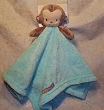Turquoise Monkey Security Blanket Buddy by Blankets and Beyond