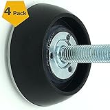 4 Pack Wall Cups for Baby Gates Wall Protection Guard Saver Protects Wall Surface Door Wooden Stairs