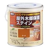 アトムハウスペイント 水性ウッドエバープロテクト(耐久ステイン) 0.7L チーク