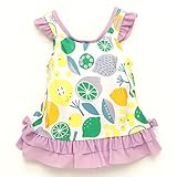 キムラタン ユッピー Youpi 女の子用水着 キッズ・ベビー水着 ワンピース フルーツ パープル