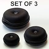Cable Turtle Organizer 3pc Set - Mini, Small, Large - (Black) [並行輸入品]