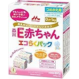 森永 エコらくパック つめかえ用 E赤ちゃん 800g (400g×2袋) 5個セット
