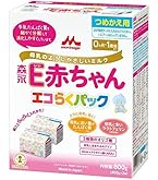 Amazon.co.jp: 森永 エコらくパック つめかえ用 E赤ちゃん 800g (400g