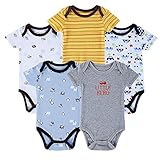 エルフ ベビー(Fairy Baby)ベビーボディスーツ 肌着 半袖 男の子 5枚セット 出産祝い(サイズ：10-12M) セット9