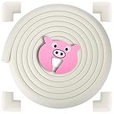 GAGAKU 16.4 ft Childproofing Edge Protector Corner Guard with 1 Foam Door Stopper, Extra Long 3M Adh