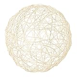東京堂 天然素材 ラタンボール 30ｃM ホワイト FE000174-001
