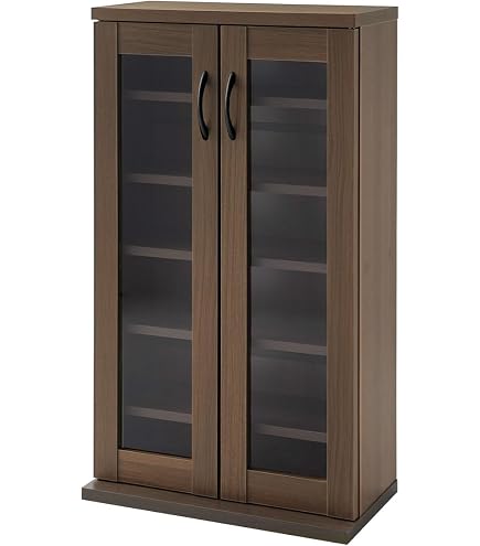 Amazon｜IKEA Billy/OXBERG 本棚 ガラス扉付き 120x30x202cm ブラック