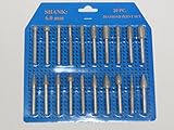 電着ダイヤモンドバー　6mmシャンク　20本セット