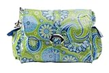 Kalencom Midi Coated Diaper Buckle Bag, Gypsy Pailsey Green by Kalencom [並行輸入品]