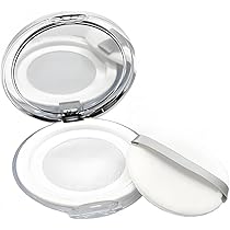Amazon.co.jp: XIANFQNKJ パウダーケース シルバー5g超薄型鏡付き 旅行