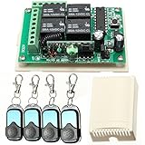 DC 12V 433mhz リモコン ローリングコードリモートコントローラワイヤレス電源供給リレーレシーバ