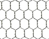 金網　ｽﾃﾝﾚｽ亀甲金網#20×10×910mm 15m巻